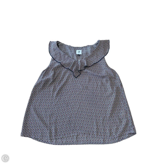 Top Sleeveless By Cabi In Multi-colored, Size: M