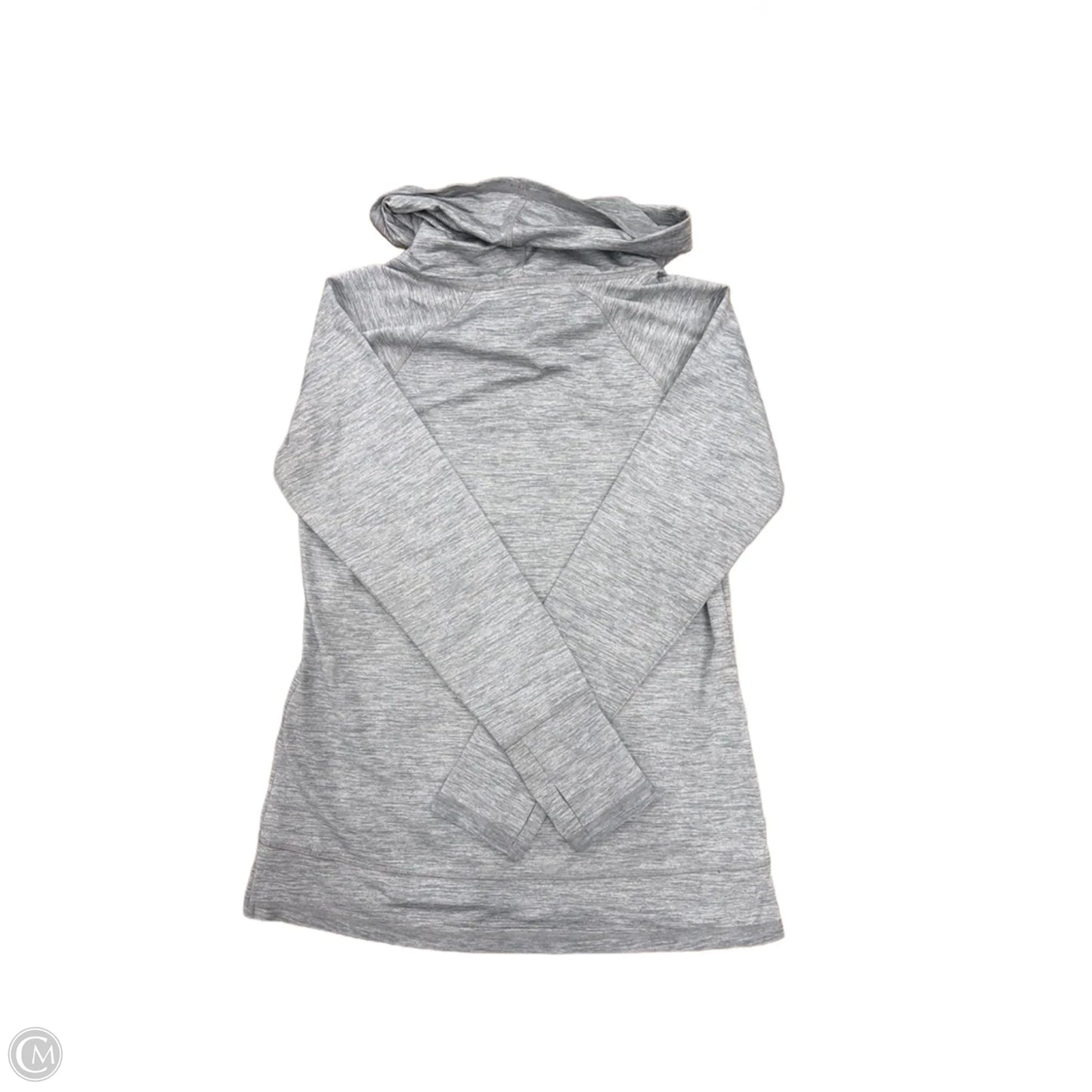 Athletic Sweatshirt Collar By Rbx In Grey, Size: M
