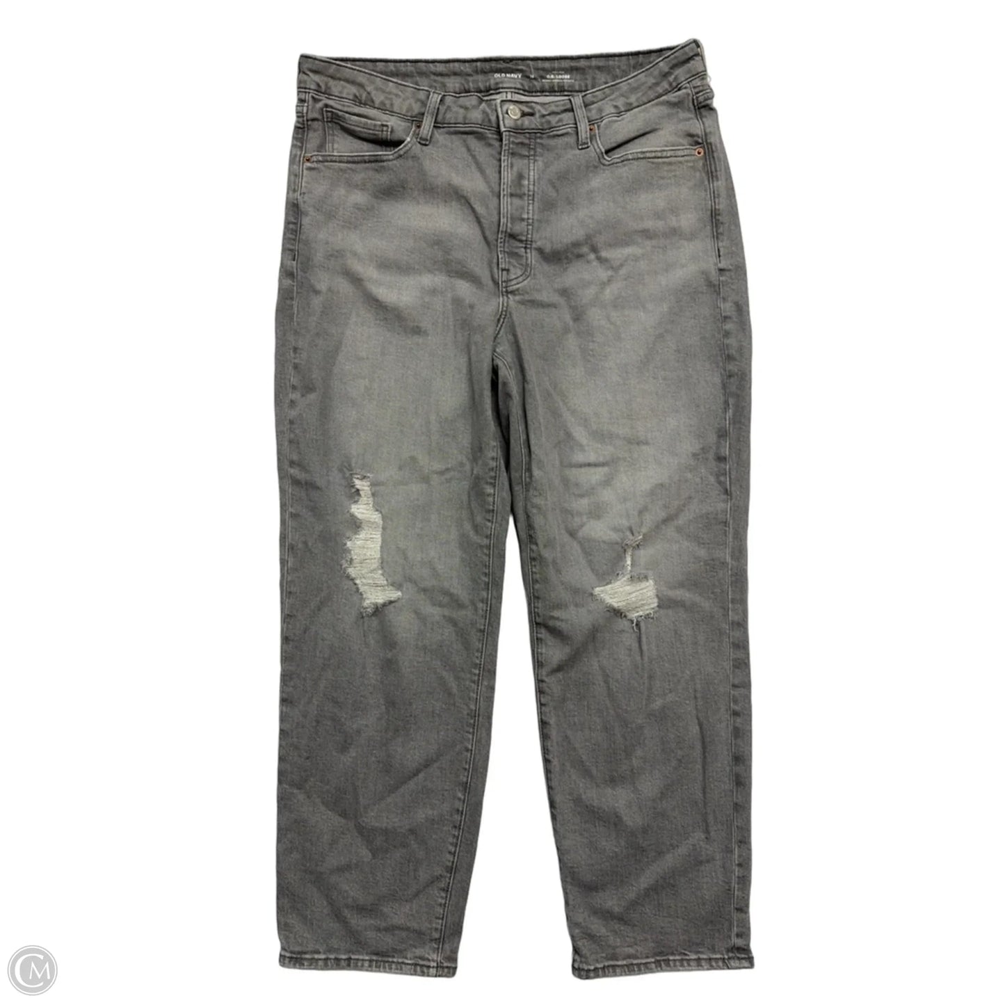Jeans Boyfriend By Old Navy In Grey, Size: 16