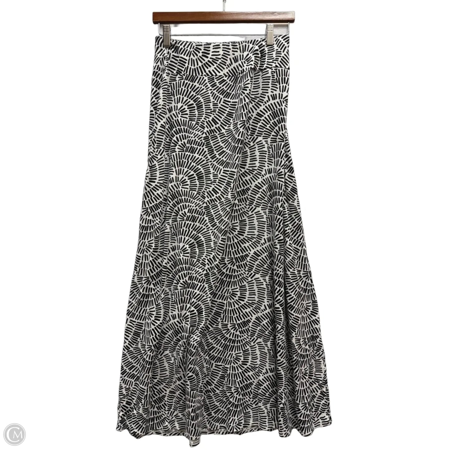 Skirt Maxi By Talbots In Black & White, Size: M
