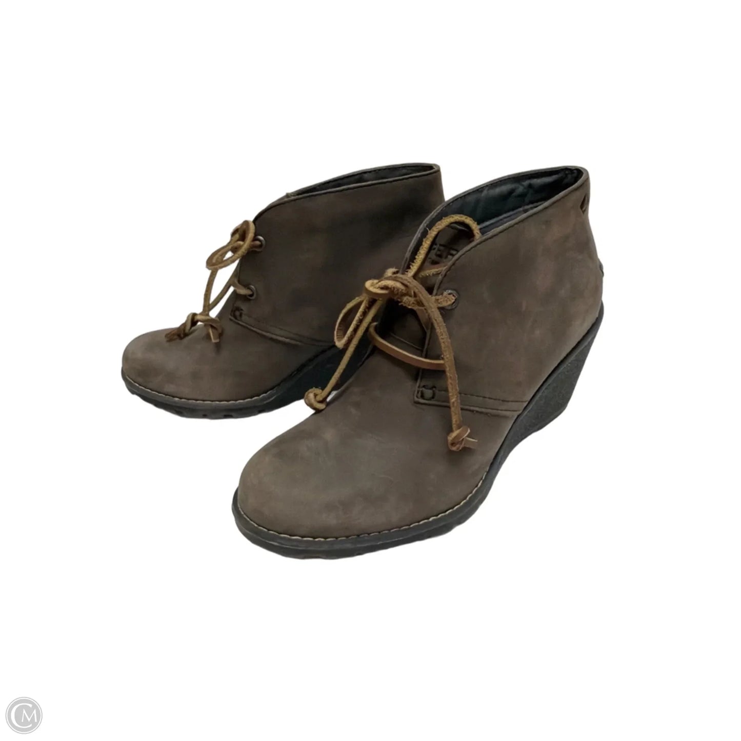 Shoes Heels Wedge By Sperry In Grey, Size: 6