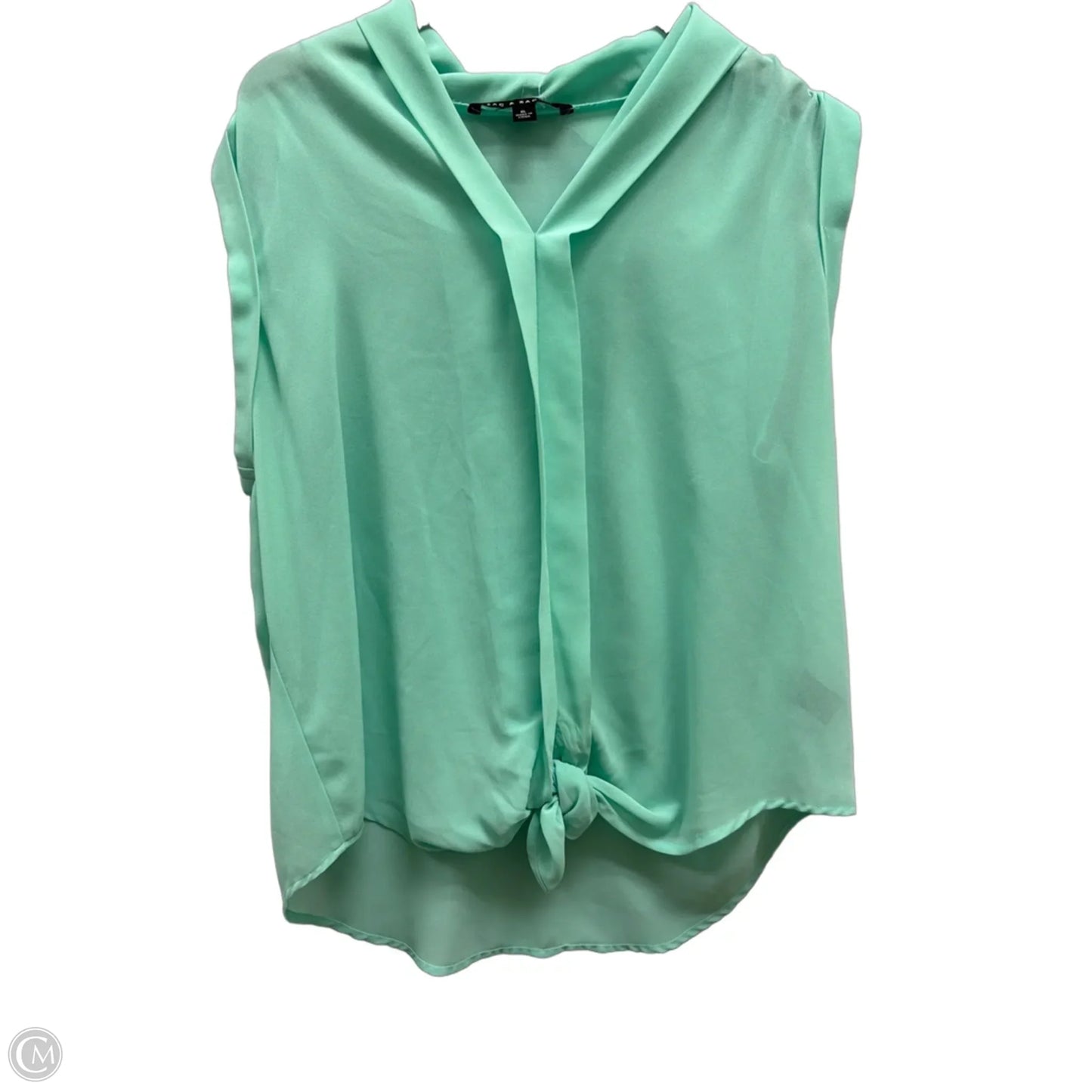 Top Sleeveless By Zac And Rachel In Aqua, Size: Xl
