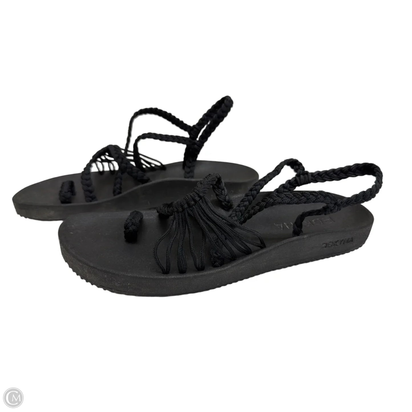 Sandals Flats By Cmb In Black, Size: 12