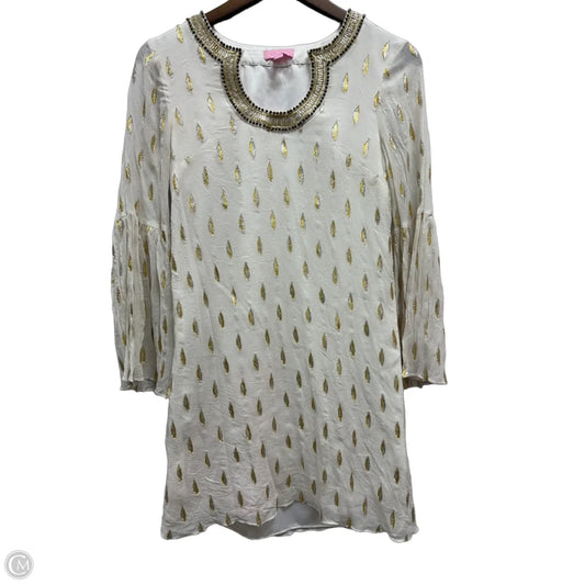 Dress Designer By Lilly Pulitzer In Tan, Size: 2