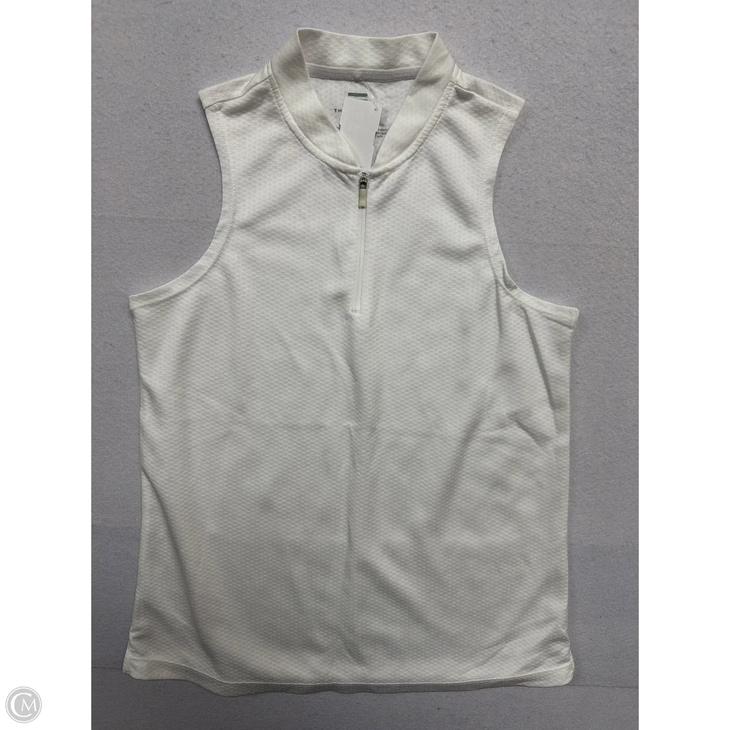 Athletic Tank Top By Clothes Mentor In White, Size: S