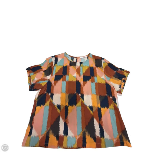 Top Short Sleeve By Clothes Mentor In Multi-colored, Size: S
