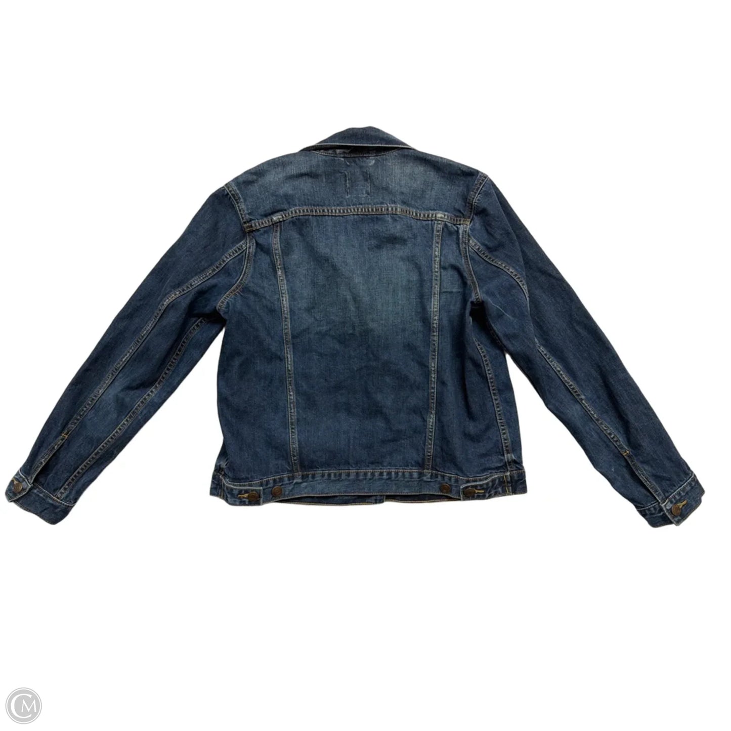Jacket Denim By Gap In Blue Denim, Size: L