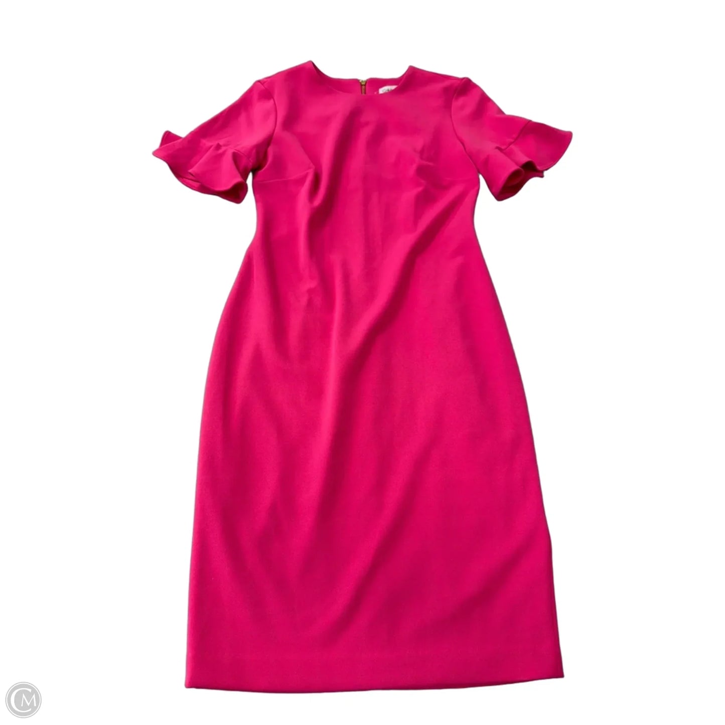 Dress Casual Midi By Calvin Klein In Pink, Size: 2