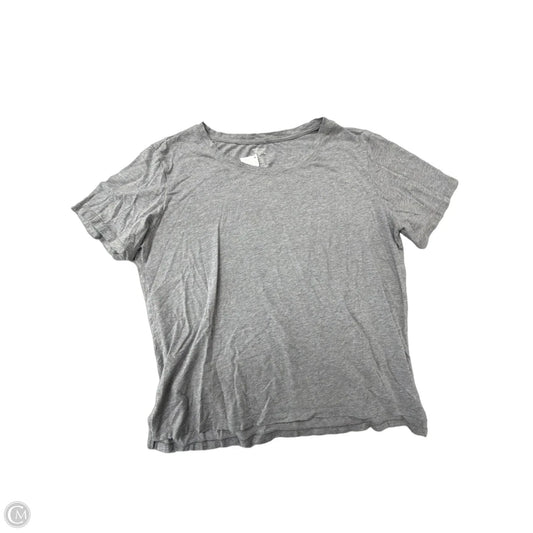 Top Short Sleeve Basic By Members Mark In Grey, Size: Xl