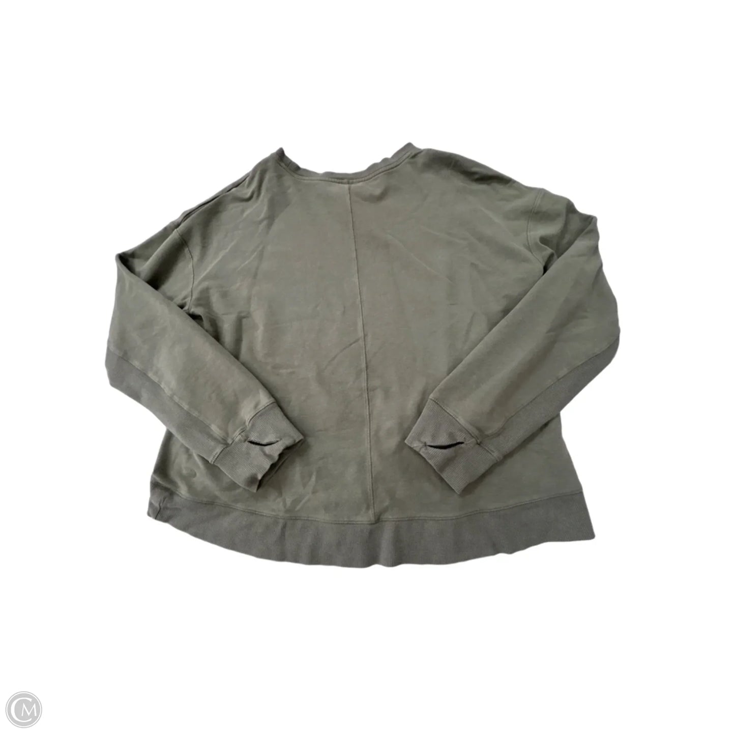 Athletic Top Long Sleeve Crewneck By All In Motion In Green, Size: L