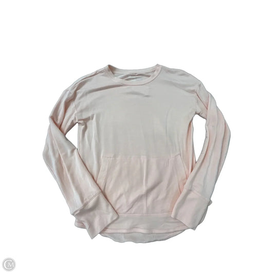 Athletic Top Long Sleeve Crewneck By All In Motion In Pink, Size: L
