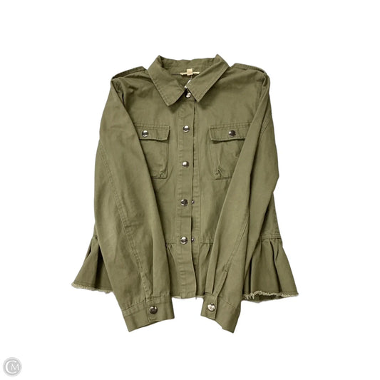 Jacket Other By Clothes Mentor In Green, Size: M