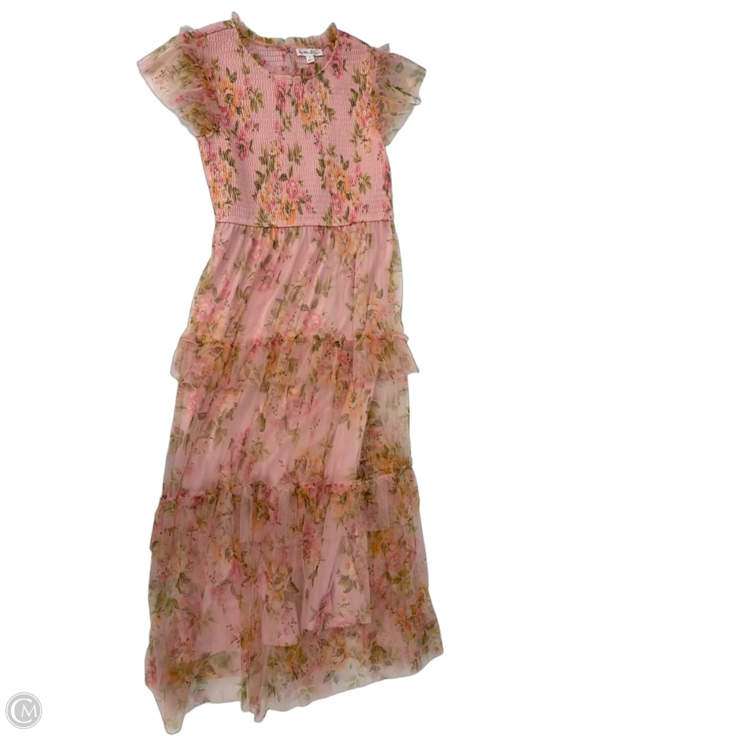 Dress Party Long By By The River In Floral Print, Size: S