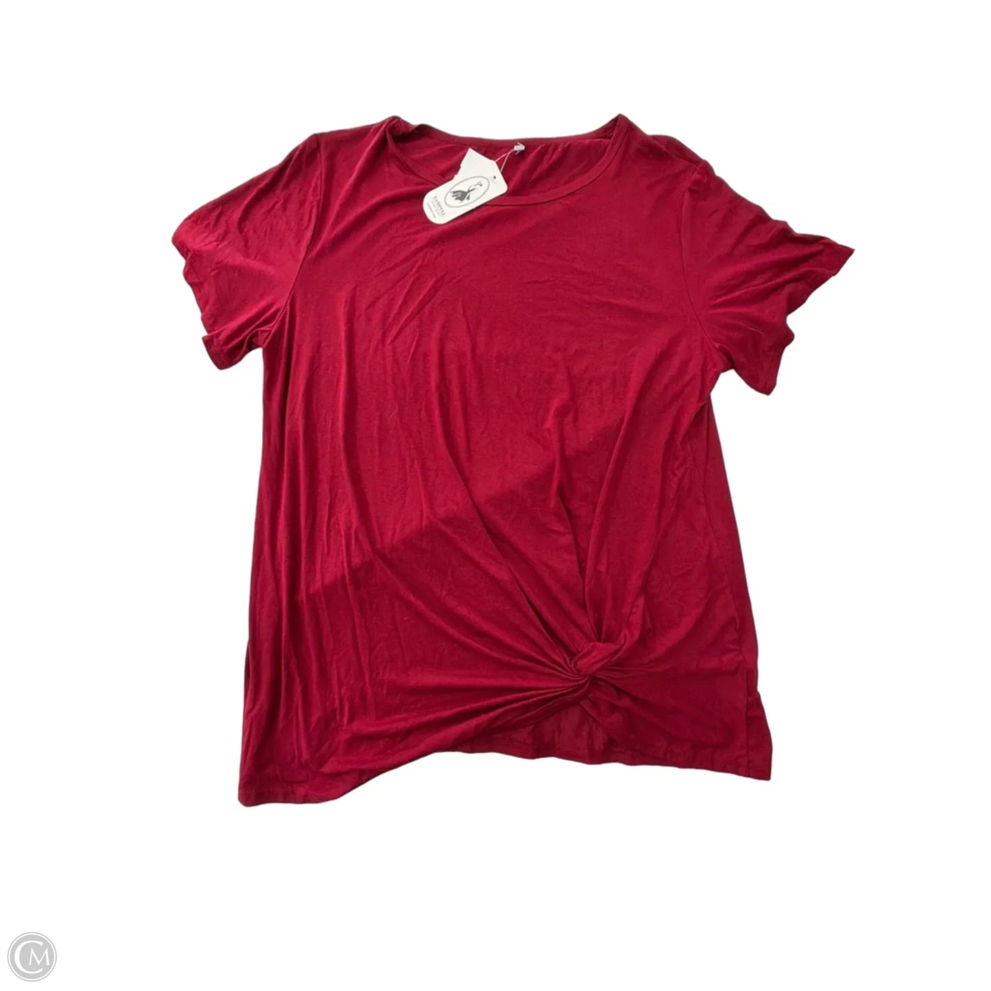 Top Short Sleeve By Clothes Mentor In Red, Size: 2x