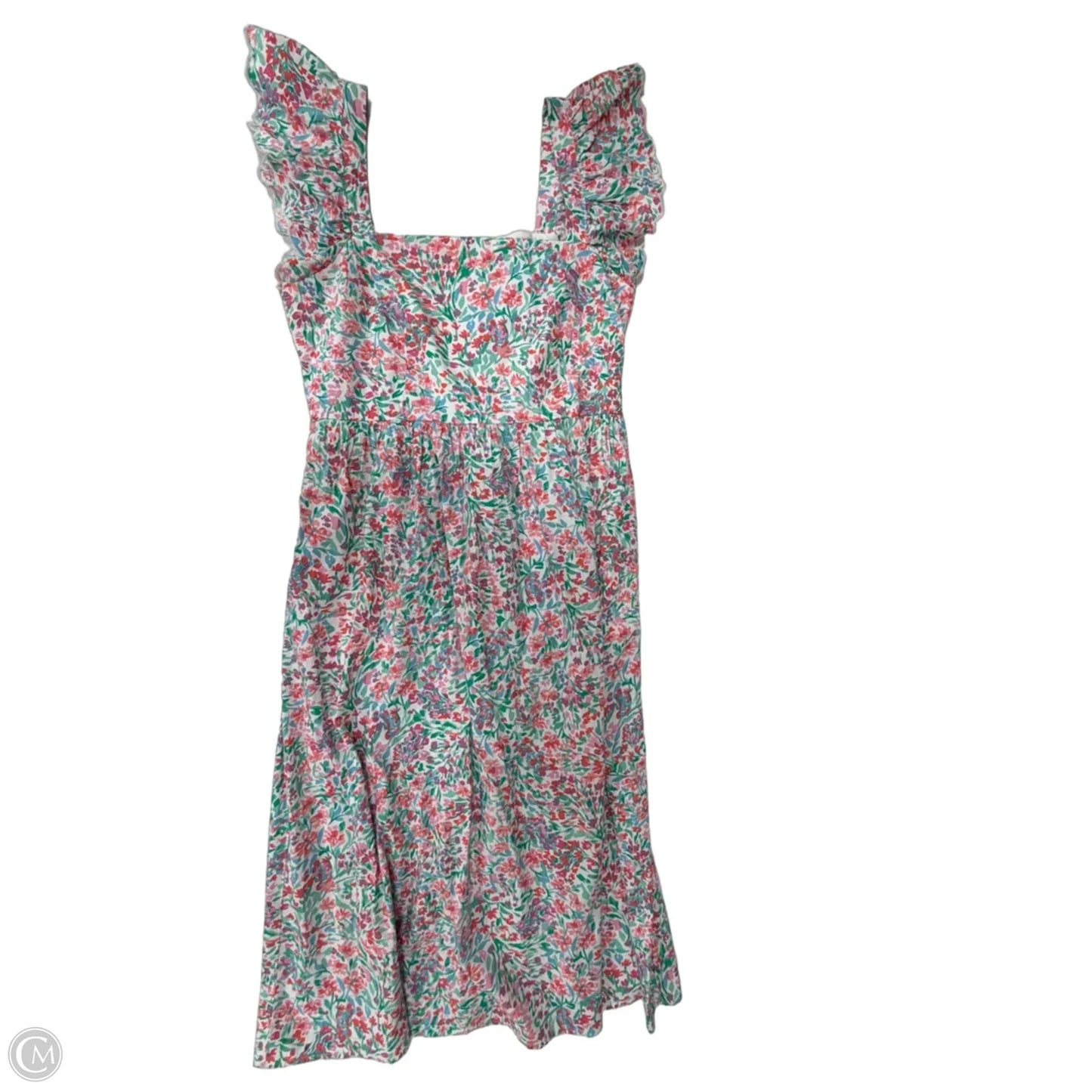 Dress Casual Maxi By J. Crew In Floral Print, Size: L