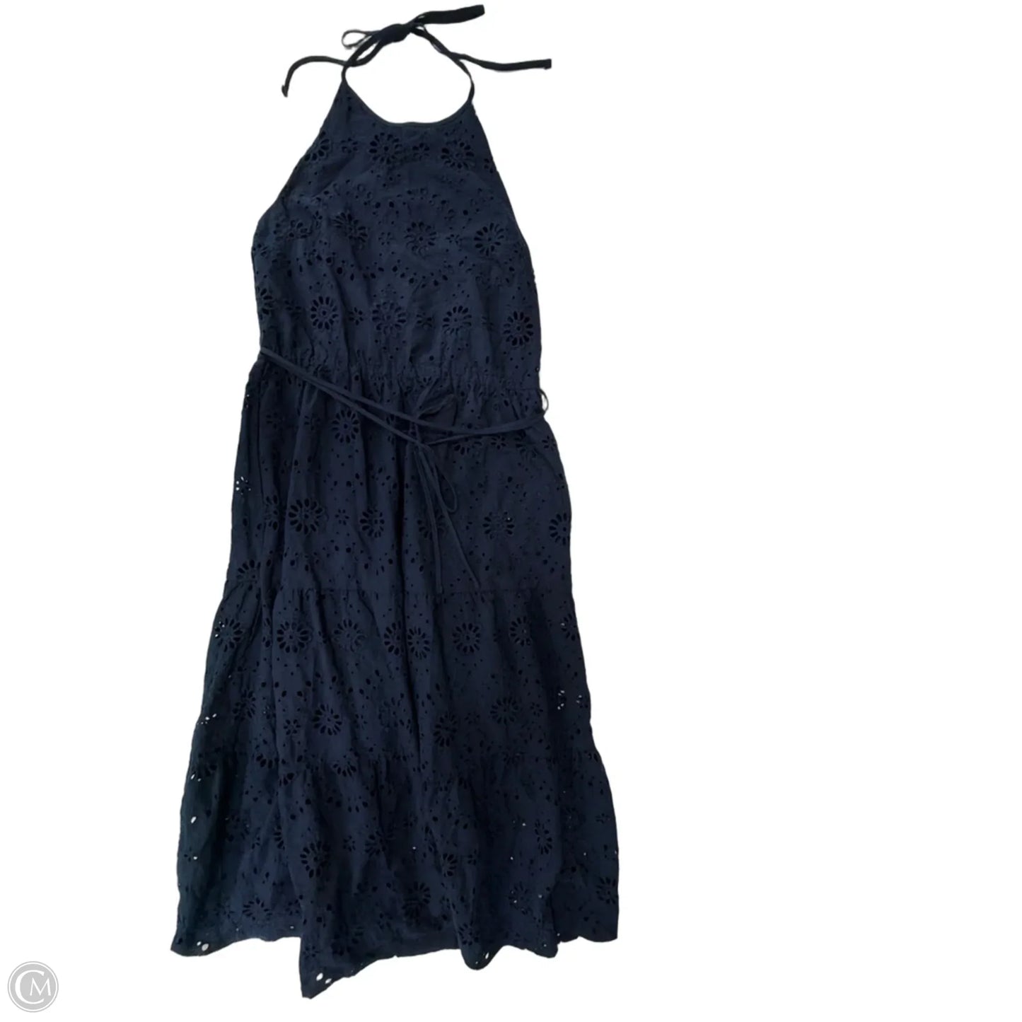 Dress Casual Midi By Time And Tru In Navy, Size: S