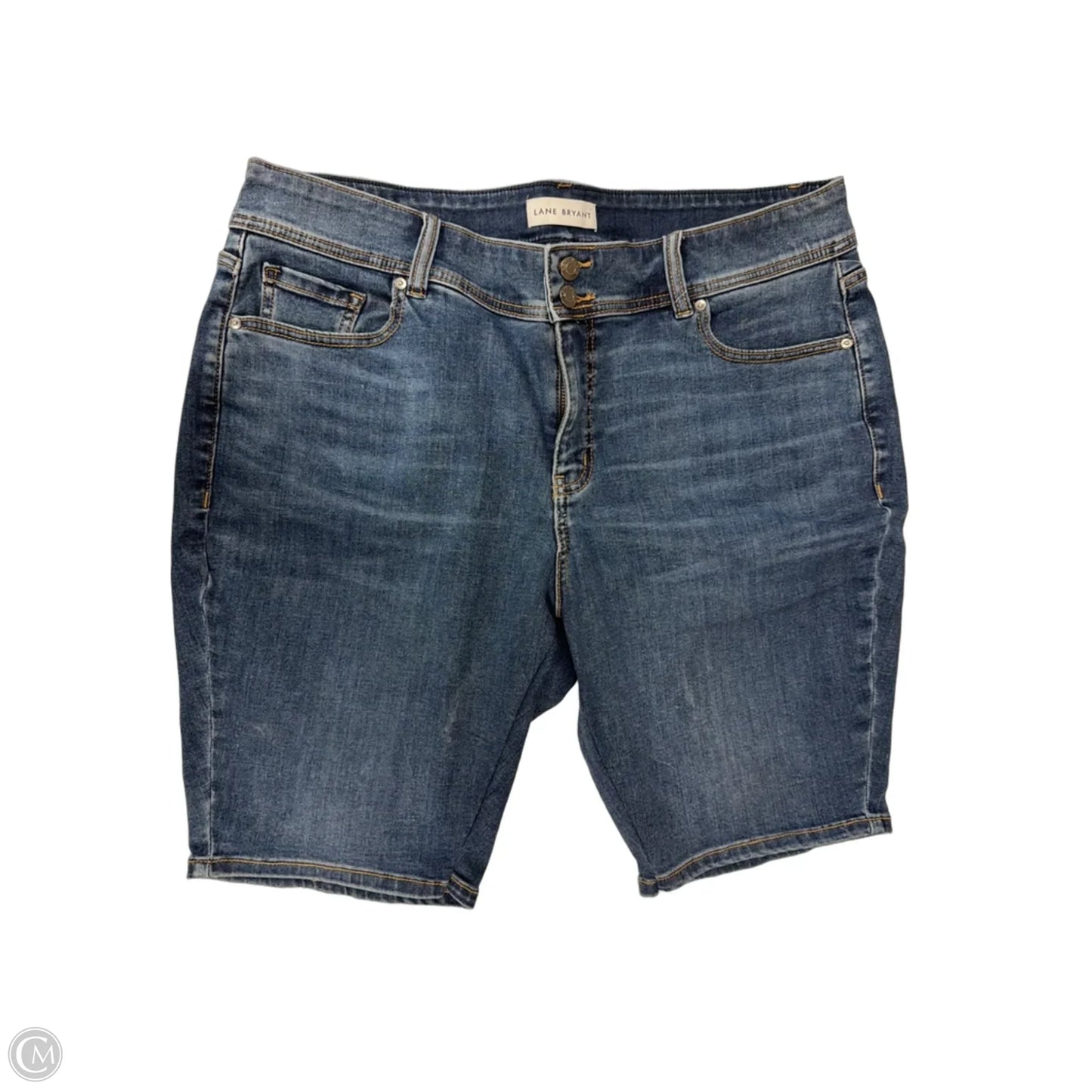 Shorts By Lane Bryant In Blue Denim, Size: 18