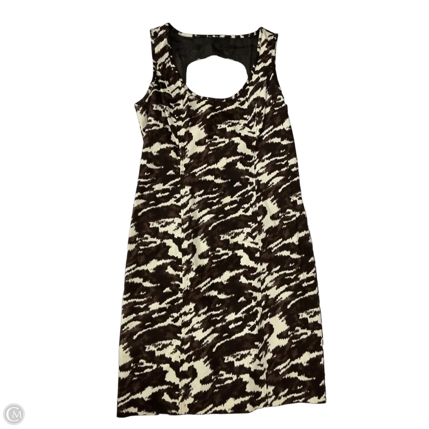 Dress Party Short By Michael By Michael Kors In Brown & Cream, Size: S