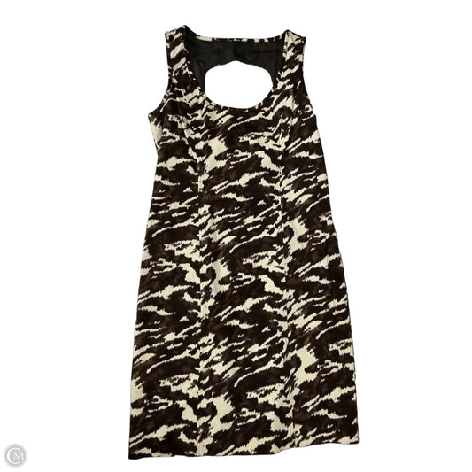Dress Party Short By Michael By Michael Kors In Brown & Cream, Size: S