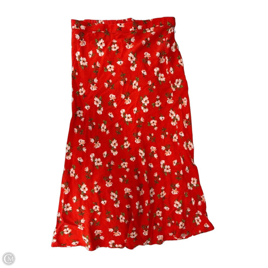 Skirt Midi By Old Navy In Floral Print, Size: S
