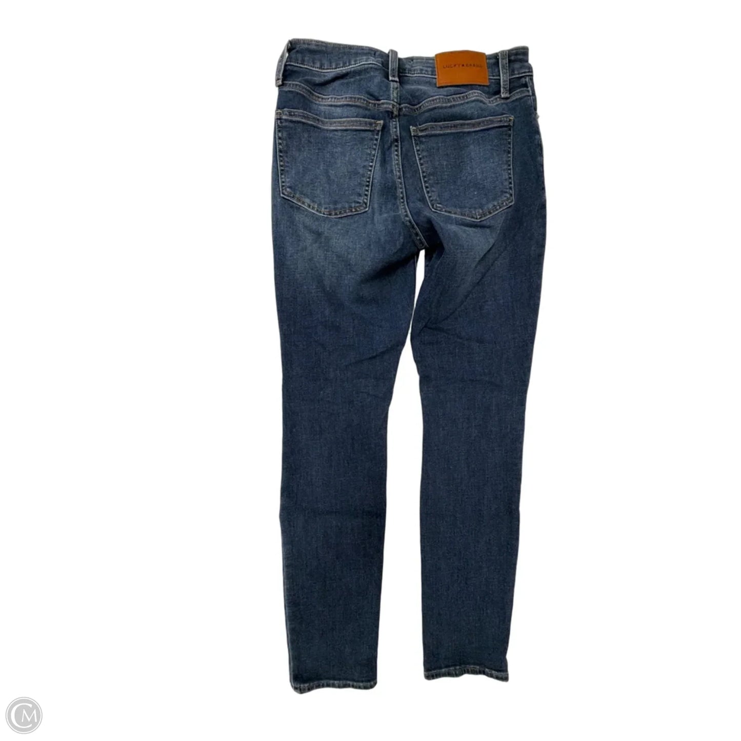 Jeans Skinny By Lucky Brand In Blue Denim, Size: 4