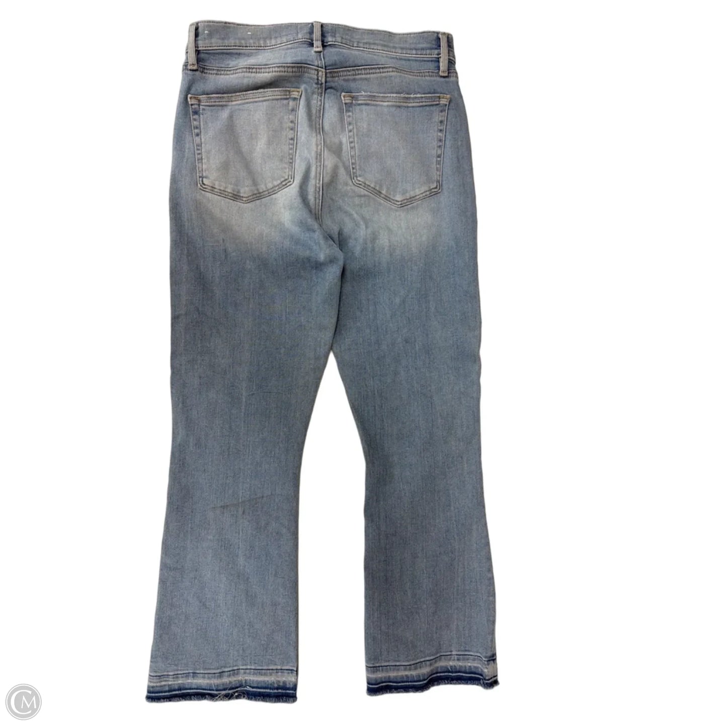 Jeans Flared By Loft In Blue Denim, Size: 6