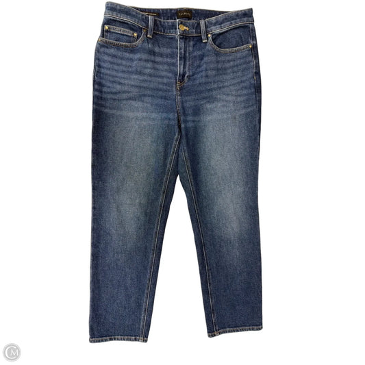 Jeans Straight By Talbots In Blue Denim, Size: 8