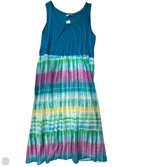 Dress Casual Maxi By Calvin Klein In Multi-colored, Size: 1x