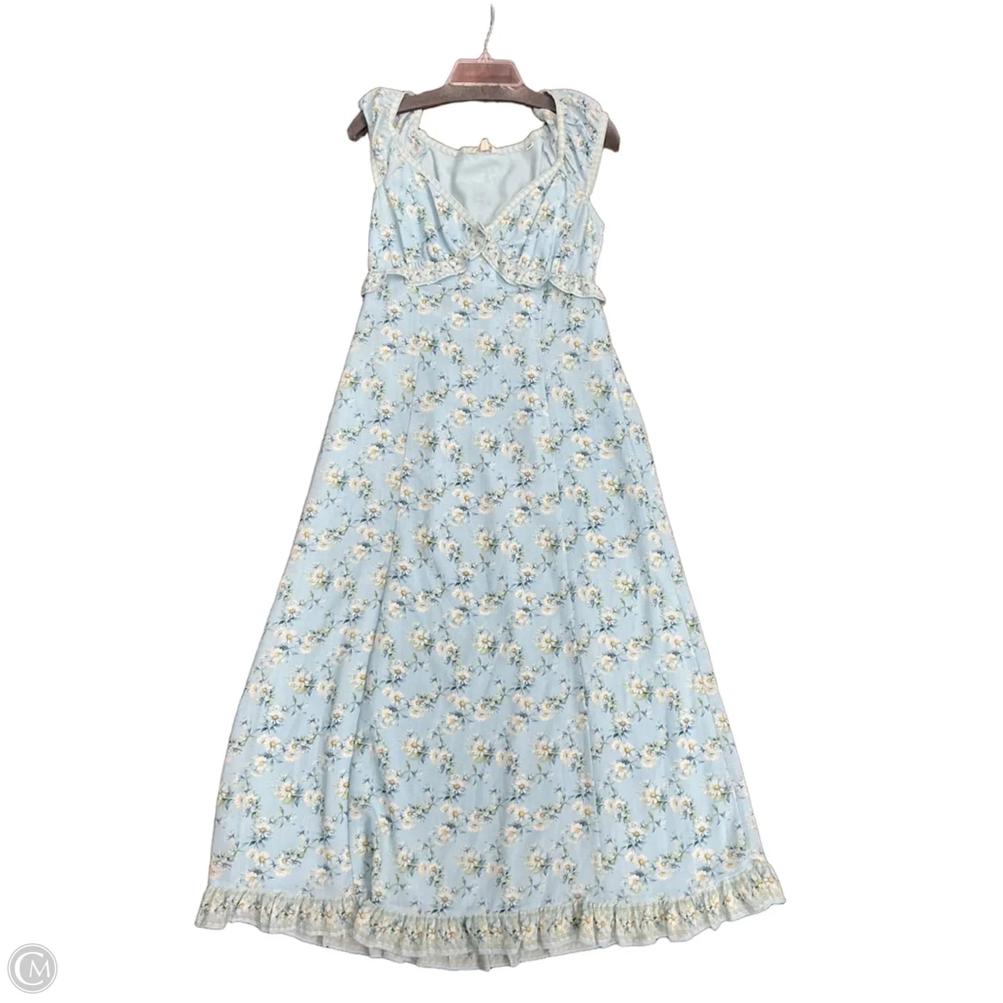 Dress Casual Maxi By Max Studio In Blue, Size: M