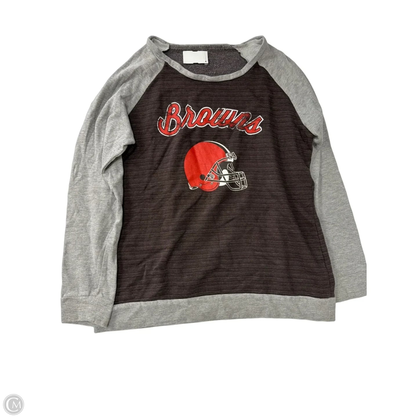 Top Long Sleeve By Clothes Mentor In Brown, Size: M
