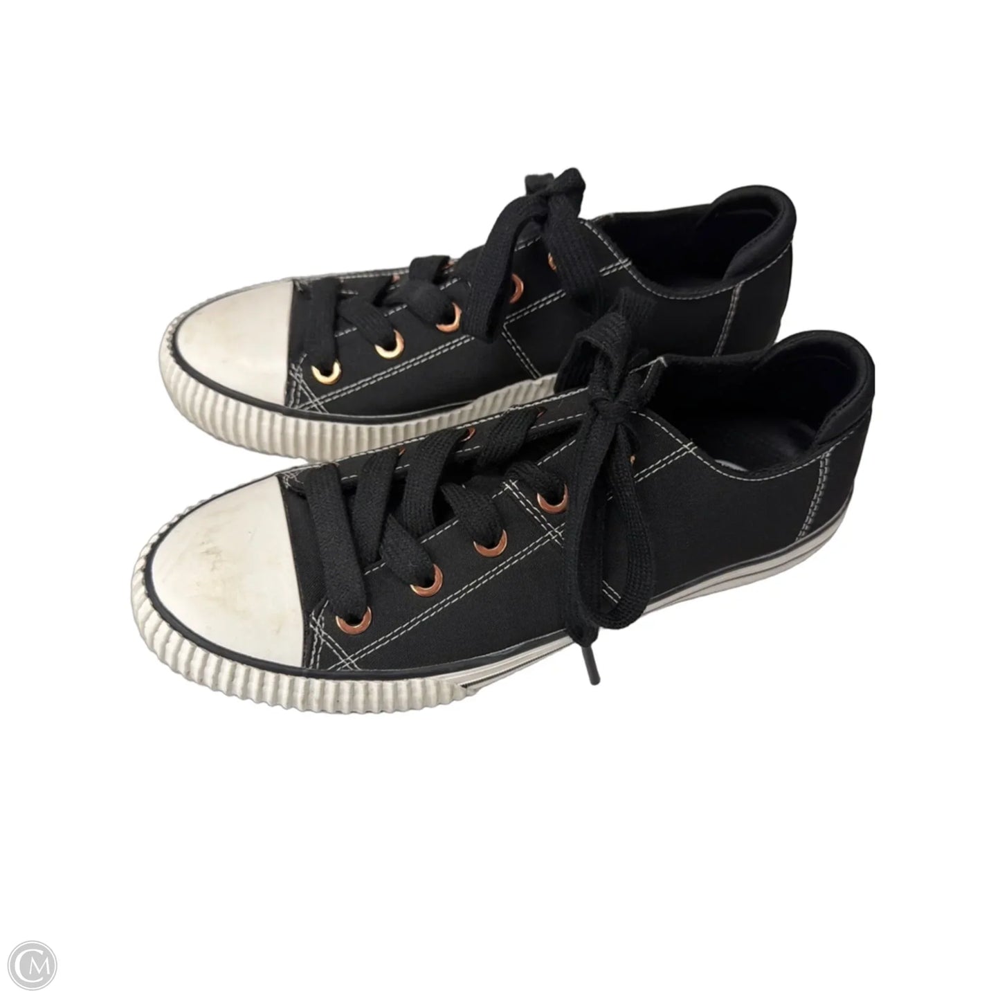 Shoes Sneakers By Bobs In Black & White, Size: 9