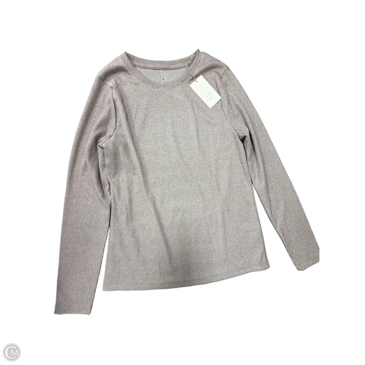 Top Long Sleeve Basic By A New Day In Mauve, Size: L