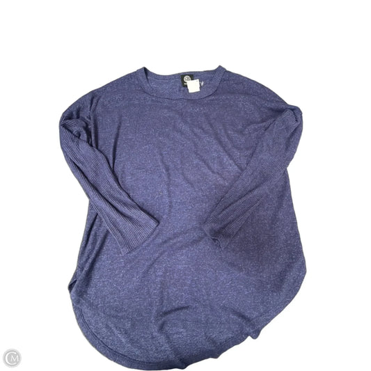 Top Long Sleeve By Bobeau In Blue, Size: Xl
