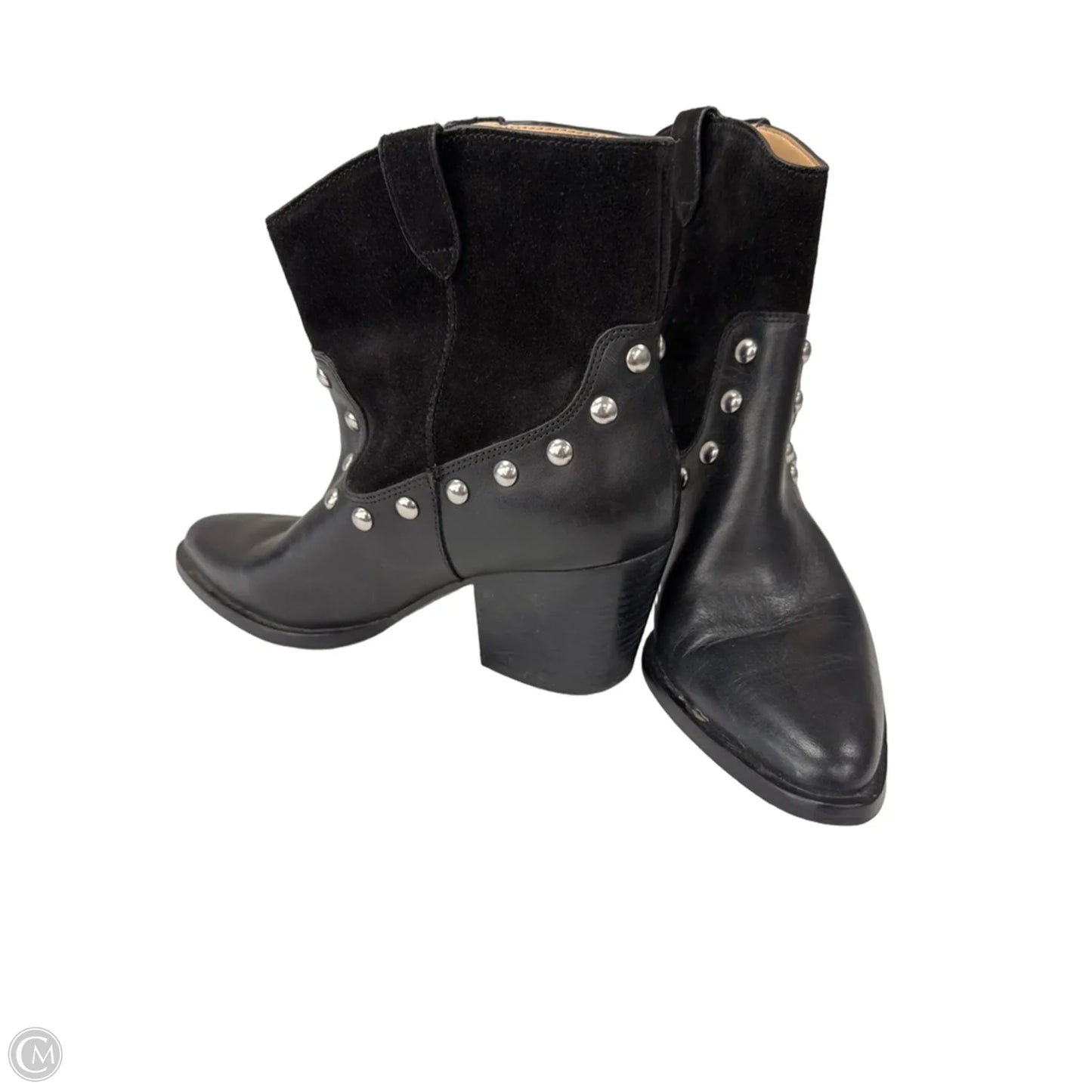 Boots Designer By Coach In Black, Size: 7