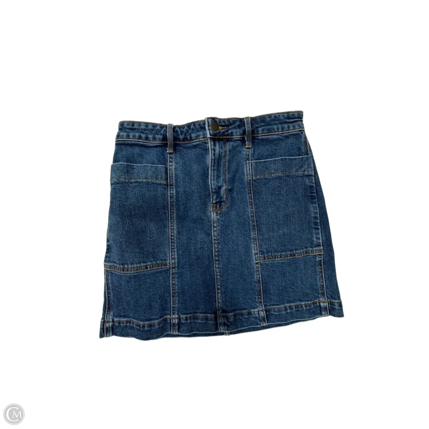 Skirt Mini & Short By Old Navy In Blue Denim, Size: S