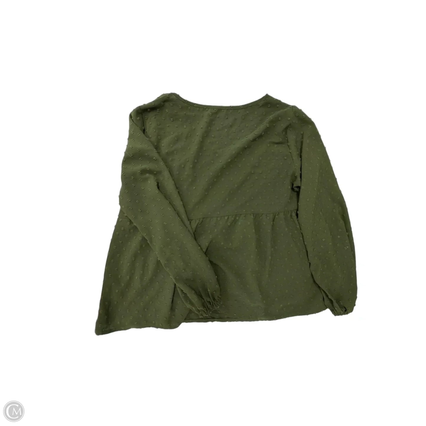 Top Long Sleeve By Shein In Green, Size: Xl