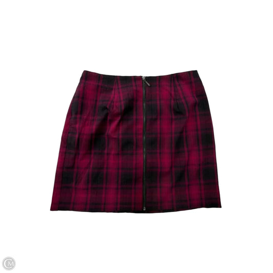 Skirt Mini & Short By Torrid In Black & Pink, Size: L