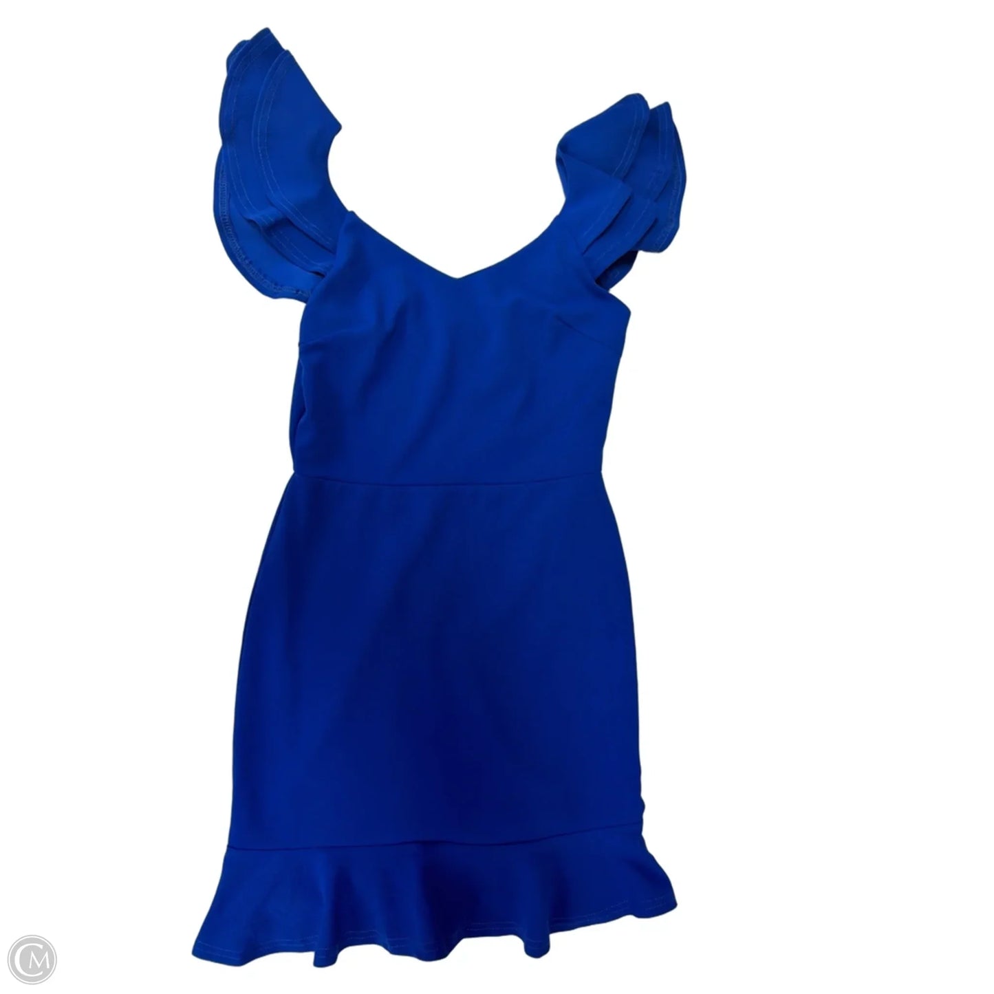 Dress Party Short By Clothes Mentor In Blue, Size: S