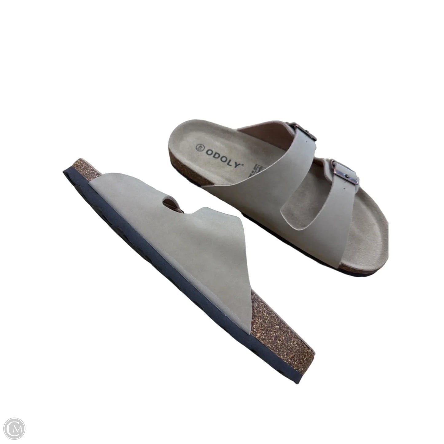 Sandals Flats By Clothes Mentor In Tan, Size: 9