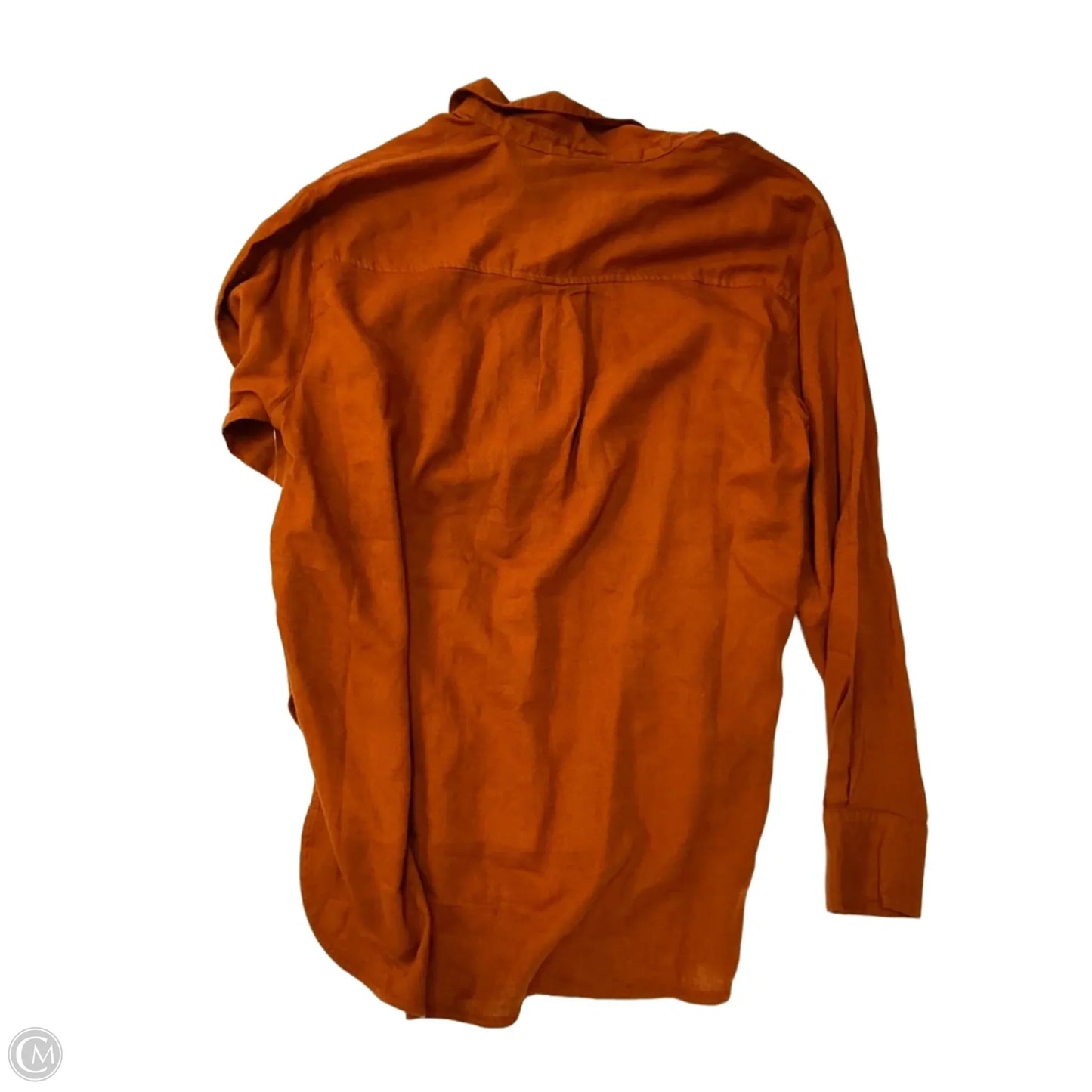 Top Long Sleeve By Old Navy In Orange, Size: S