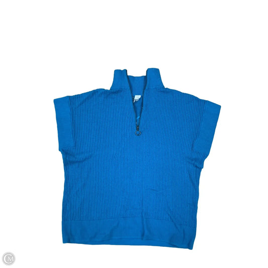 Top Short Sleeve By Livi Active In Blue & Brown, Size: 2x
