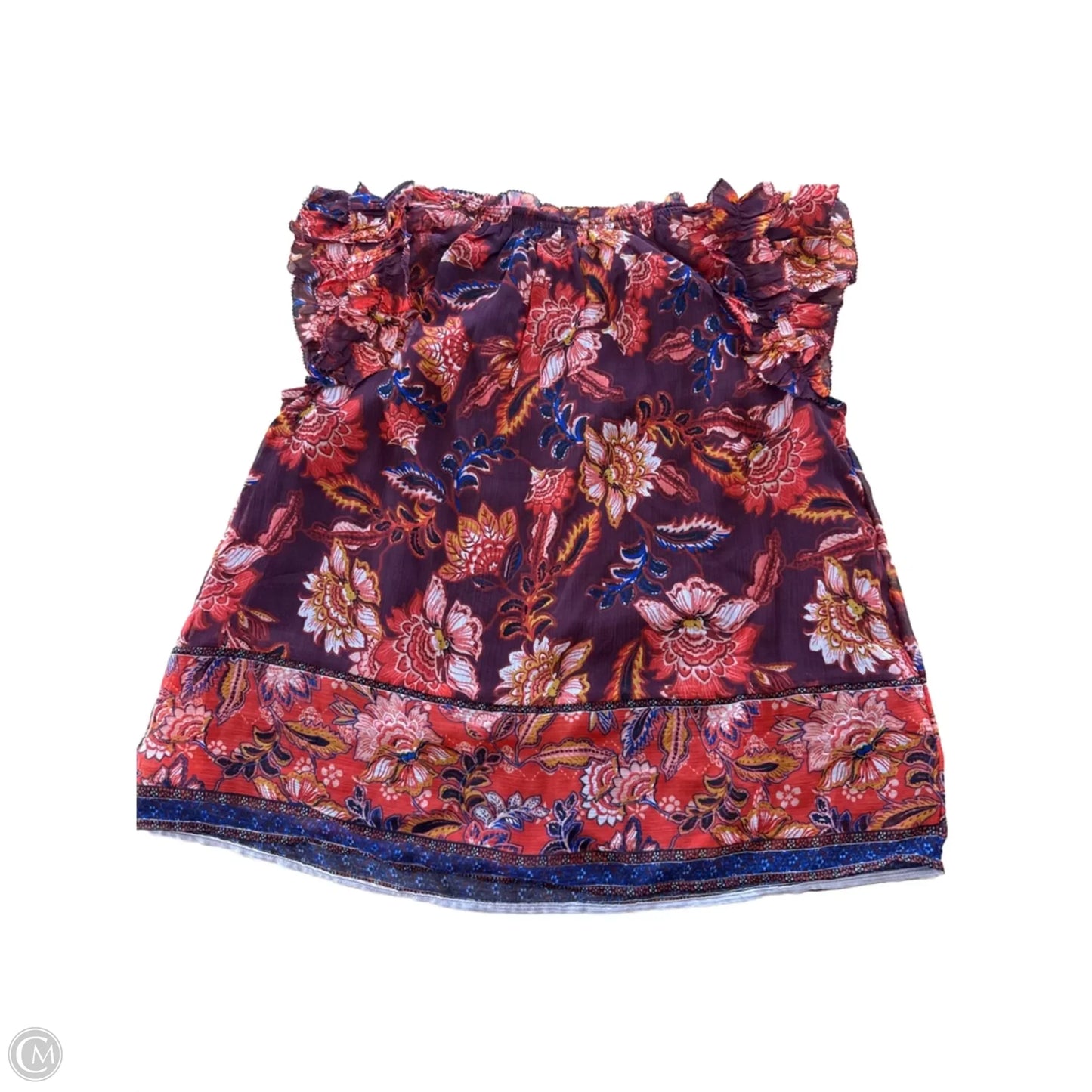 Top Short Sleeve By Old Navy In Floral Print, Size: Xs