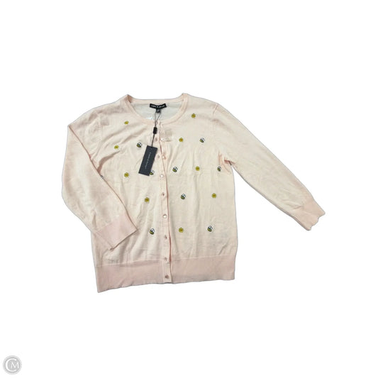 Cardigan By Cable And Gauge In Pink, Size: M