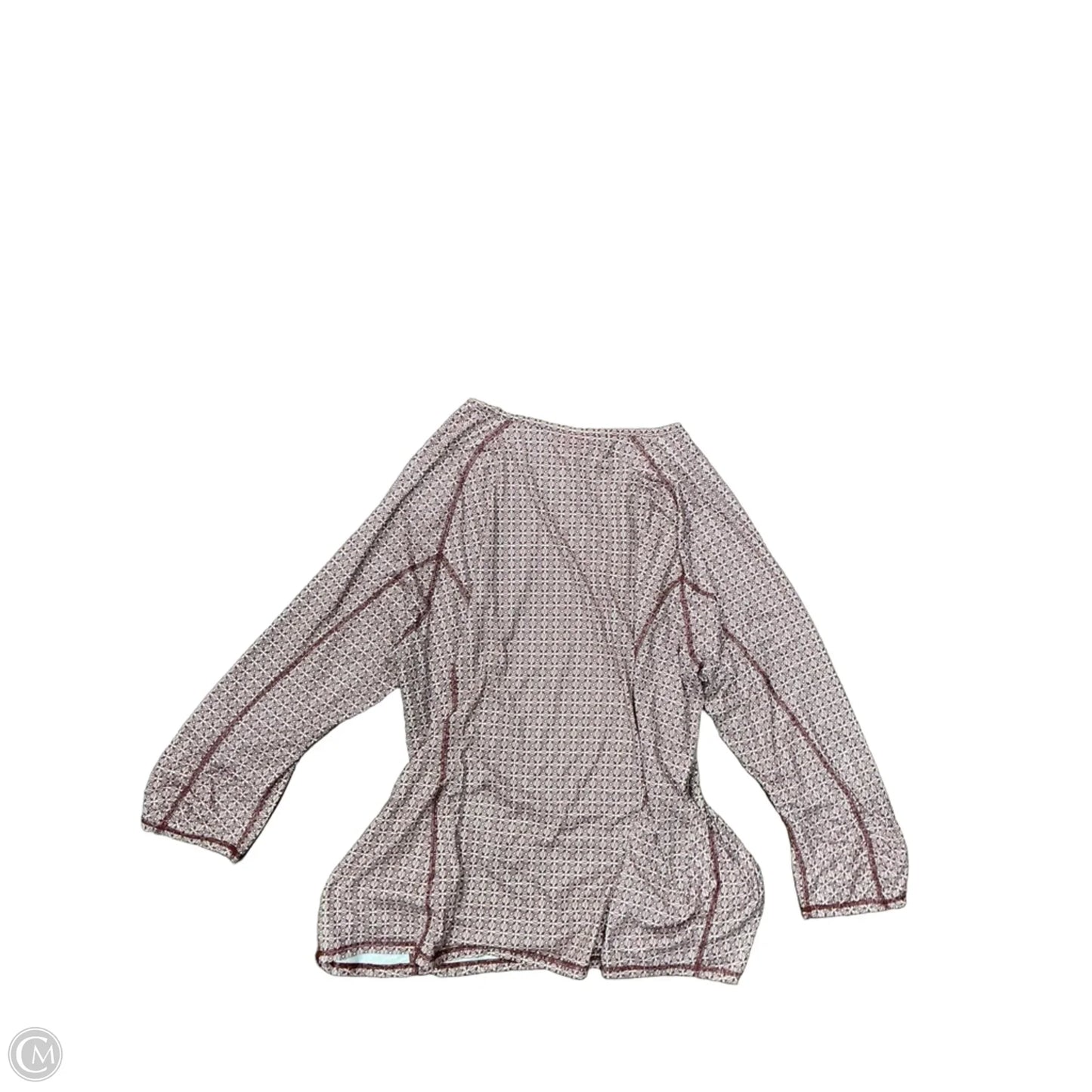 Top Long Sleeve By Lands End In Pink, Size: 3x