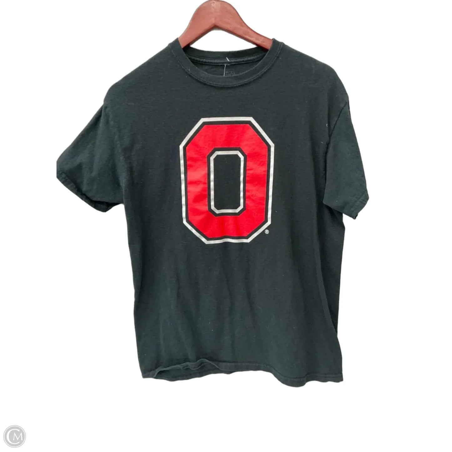 Top Short Sleeve By Clothes Mentor In Black, Size: M