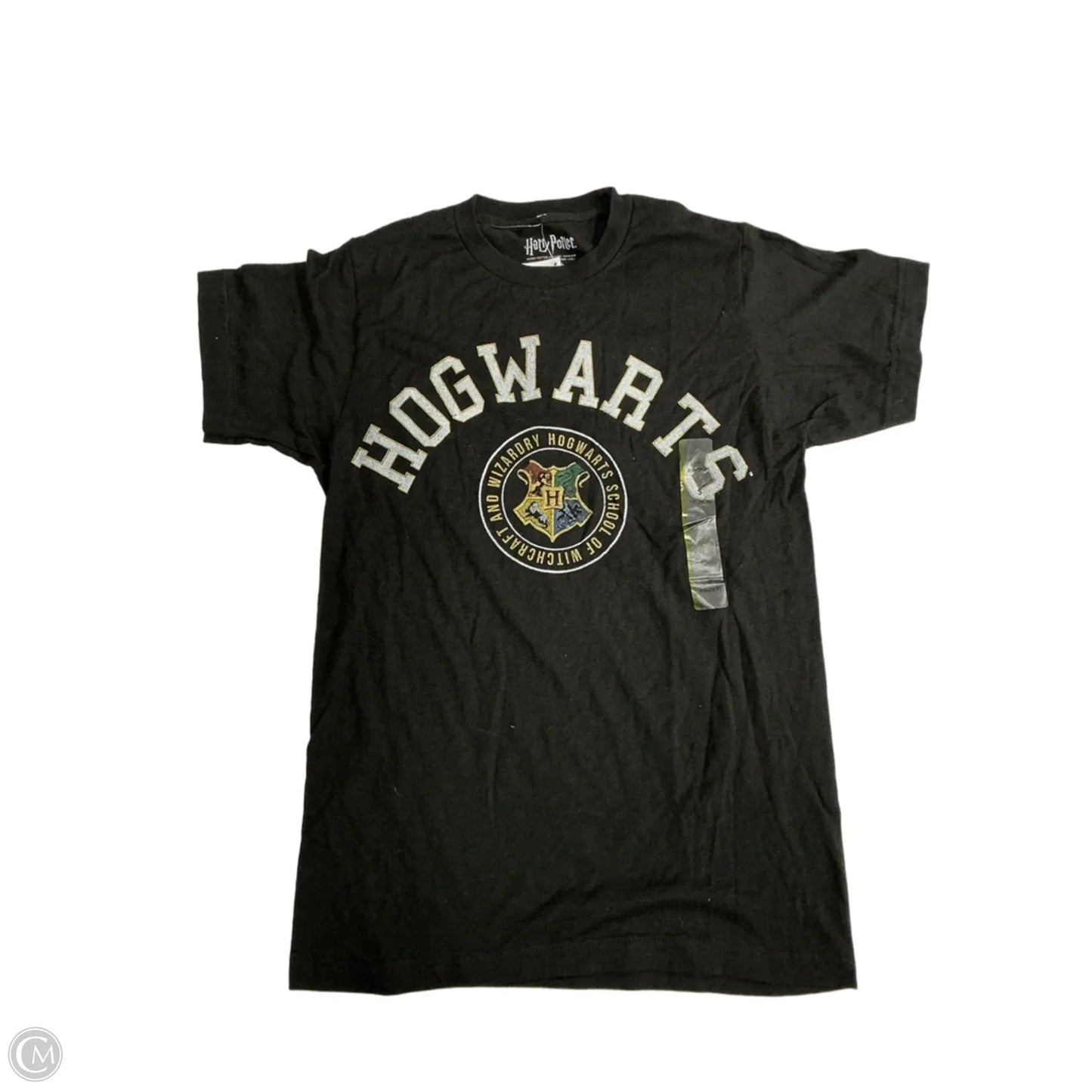 Top Short Sleeve By Clothes Mentor In Black, Size: S