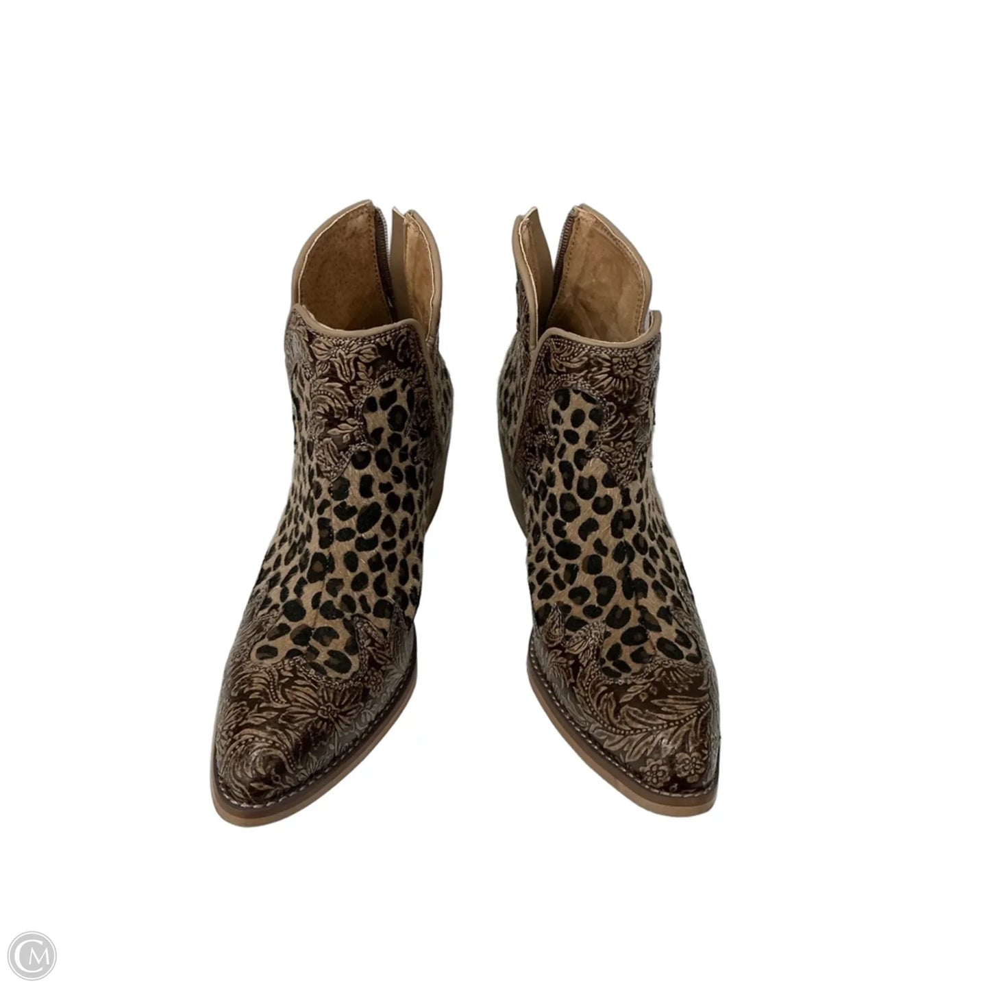 Boots Western By Clothes Mentor In Animal Print, Size: 8