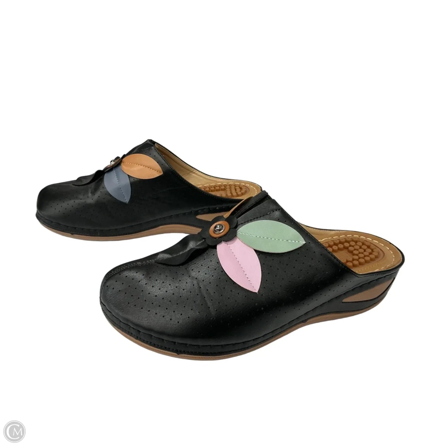 Shoes Flats By Clothes Mentor In Black, Size: 8