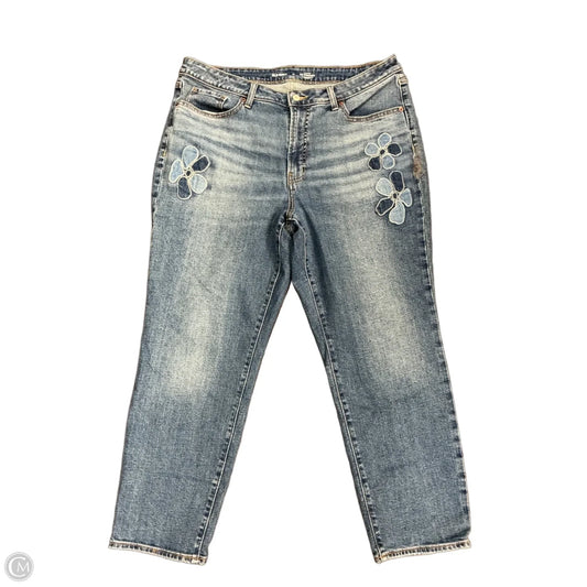 Jeans Straight By Old Navy In Blue Denim, Size: 16