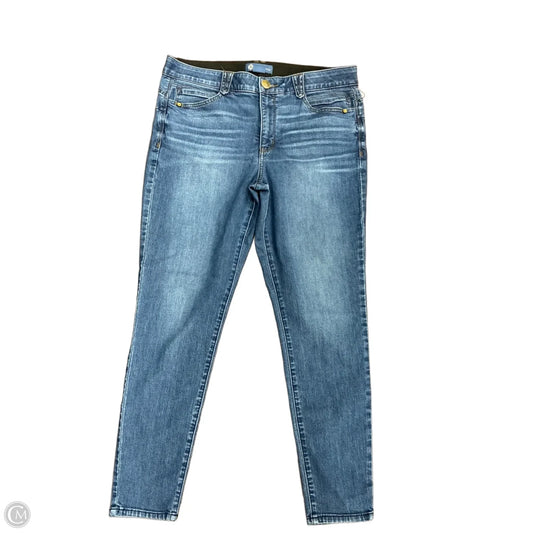 Jeans Skinny By Democracy In Blue Denim, Size: 16
